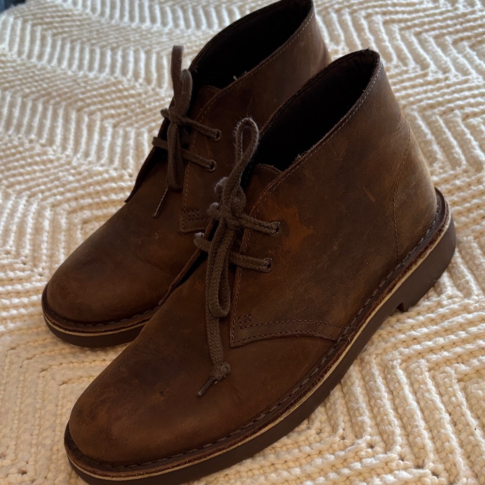 Clarks Dark Brown Chukka Boots